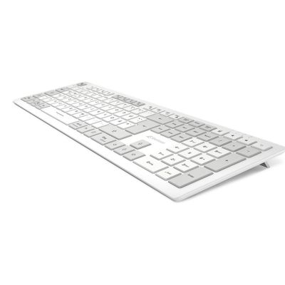 3. Sharkoon OfficePal K30W wh klawiatura Dom/Biuro USB QWERTZ Niemiecki Biały