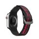 2. Dux Ducis Strap (Outdoor Version) pasek Apple Watch Ultra, SE, 9, 8, 7, 6, 5, 4, 3, 2, 1 (49, 45, 44, 42 mm) nylonowa opaska bransoleta czarno-czerwony