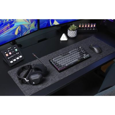 2. Corsair K65 PLUS WIRELESS 75 % RGB klawiatura Gaming RF Bezprzewodowy + USB QWERTY Angielski Czarny