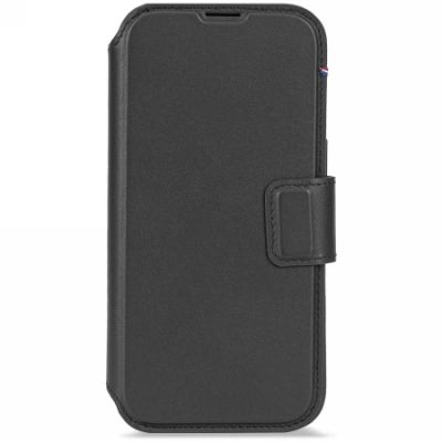 2. Etui Decoded Leather Detachable Wallet MagSafe na iPhone 17 - czarne