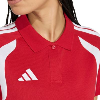 5. Koszulka damska adidas Tiro 26 League Polo czerwona KF9099