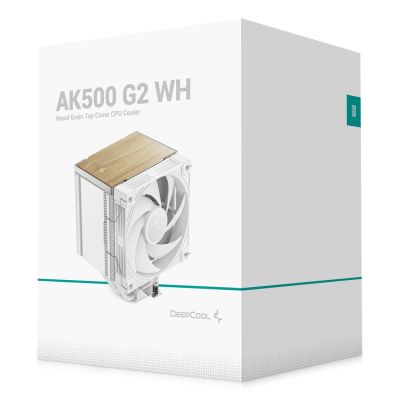 9. DeepCool AK500 G2 WH Procesor Chłodnica powietrza 12 cm Biały 1 szt.