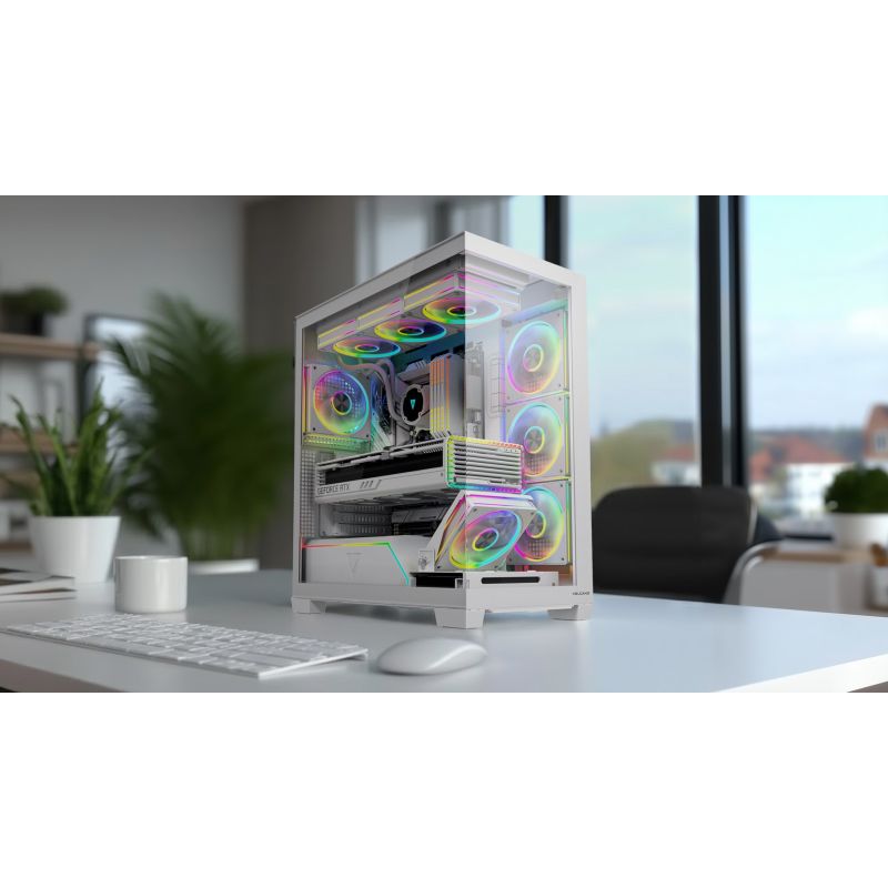 2. MODECOM OBUDOWA VOLCANO STELLAR PLUS MIDI BIAŁA