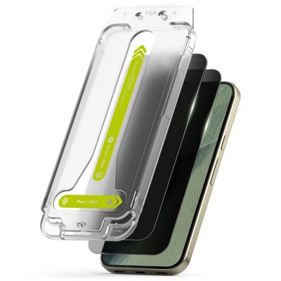 2. Szkło hartowane Ringke Easy Slide Privacy 2-Pack prywatyzujące na Google Pixel Pro 9 Pro XL / 10 Pro XL / 11 Pro XL