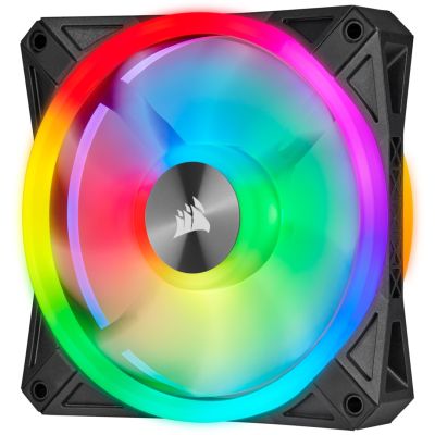 2. Wentylator Corsair iCUE QL140 RGB PWM - 140mm, czarny