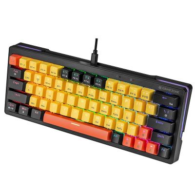 4. Klawiatura mechaniczna Tracer GAMEZONE EVO2 HOT SWAP 63 (Yellow) TRAKLA47302