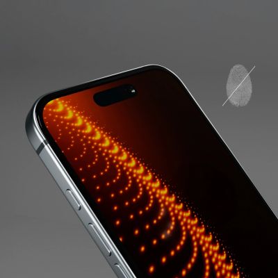 8. Szkło hartowane SBS z technologią D3O z aplikatorem na iPhone 15 / iPhone 15 Pro / iPhone 16