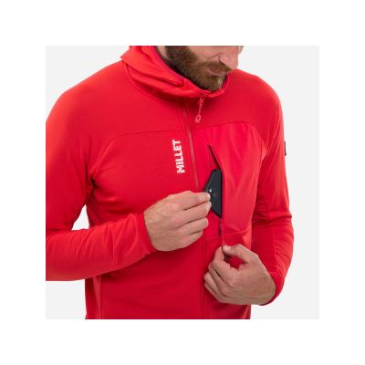 5. Bluza męska MILLET Trilogy Icon Lightgrid Hd M czerwona