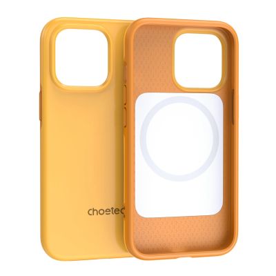 3. Choetech MFM Anti-drop etui pokrowiec iPhone 13 Pro Max pomarańczowy (PC0114-MFM-YE)
