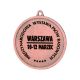 7. Medal brązowy z miejscem na emblemat 50 mm - medal stalowy grawerowany laserem- RMI