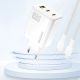 2. Ładowarka sieciowa Dudao A29 65W GaN 2 x USB-C + 1 x USB-A - biała
