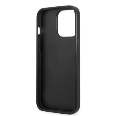 7. Etui Karl Lagerfeld Saffiano Plaque na iPhone 13 Pro / iPhone 13 - czarne