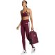 7. Legginsy damskie adidas Optime Essentials Workout 3-Stripes 7/8 bordowe KT3772