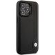 4. Etui BMW Leather Blue Dots na iPhone 14 Pro Max - czarne