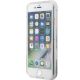5. Etui Karl Lagerfeld Glitter Choupette Head na iPhone 7 / 8 / SE 2020 / SE 2022 - srebrne