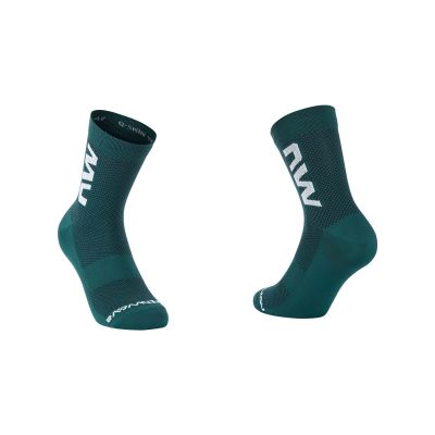 Skarpety rowerowe NORTHWAVE Extreme Air Mid Sock szmaragdowe