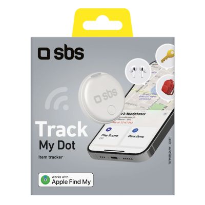 2. Lokalizator SBS Track My Circle kompatybilny z Apple Find My - biały