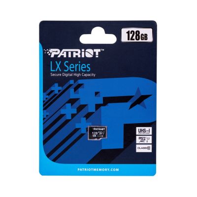 2. Patriot LX Series microSDHC 128GB Class 10 UHS-I
