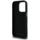 7. Etui Karl Lagerfeld FW Grained Signature Logo na iPhone 16 Pro - czarne