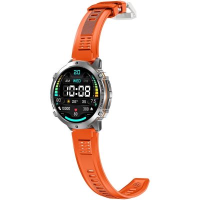 10. Smartwatch Gravity Grafitowy Pasek + Bransoleta GT42-4
