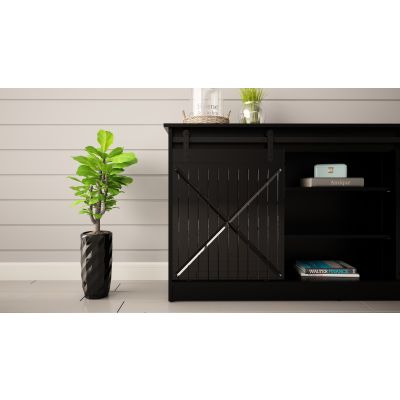 6. Komoda 160x80x35 GRANERO czarny/czarny poł