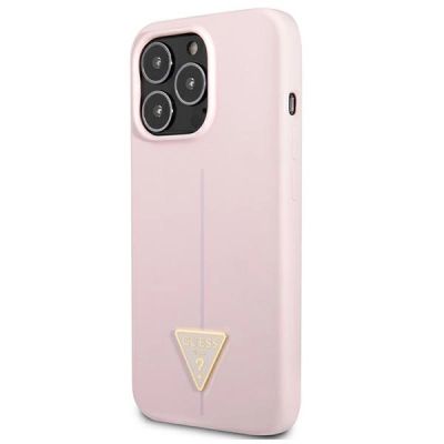 2. Etui Guess Silicone Triangle na iPhone 13 Pro / 13 6,1" - fioletowe