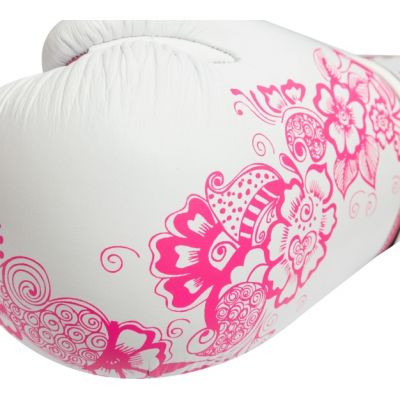 10. Rękawice bokserskie TOP TEN "Ultimate Woman" 10 oz biało-różowe