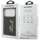 8. Etui Karl Lagerfeld Karl Script Logo na iPhone 17 Pro - czarne
