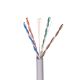 3. Alantec Kabel U/UTP kat.6, sieciowy, LSOH, Dca 4x2x23 AWG, 1Gb/s (10Gb/s do 55m), 450 MHz, szary, 305m (KIU6LSOH305D)