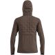5. Kurtka przeciwwiatrowa męska Odlo ZEROWEIGHT INSULATOR Jacket brązowa