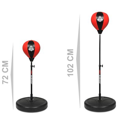 15. Stojąca gruszka bokserska dla dzieci DBX PRO  72 - 102 cm czerwona