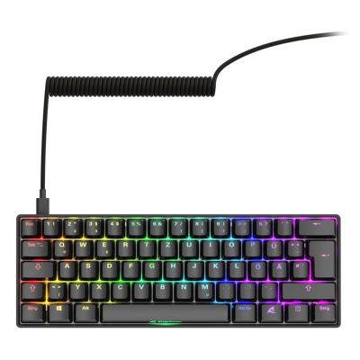 2. Klawiatura Sharkoon Gaming Keyboard Skiller SGK50S4 Gen2 czarno-żółty RGB