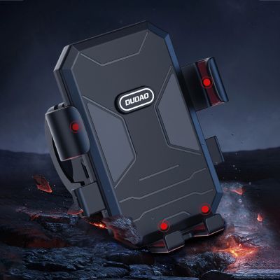 6. Uchwyt rowerowy / motocyklowy do telefonu Dudao F7C - czarny