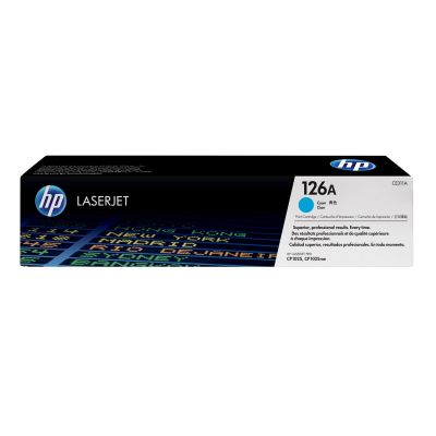 2. HP 126A oryginalny wkład z błękitnym tonerem LaserJet