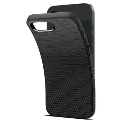14. Etui Spigen Liquid Air na iPhone 16e / 17e - czarny mat