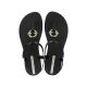 6. Ipanema Sandal Class sandały japonki damskie modne czarne ze złotym