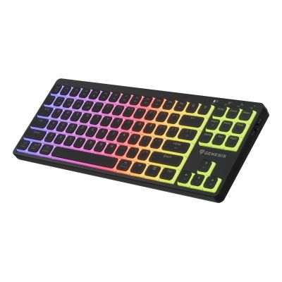 9. GENESIS Thor 430 TKL Wireless klawiatura Gaming USB + RF Wireless + Bluetooth QWERTY US English Czarny