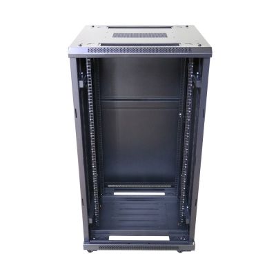 17. Extralink 27U 600x600 Czarna | Szafa rack | stojąca