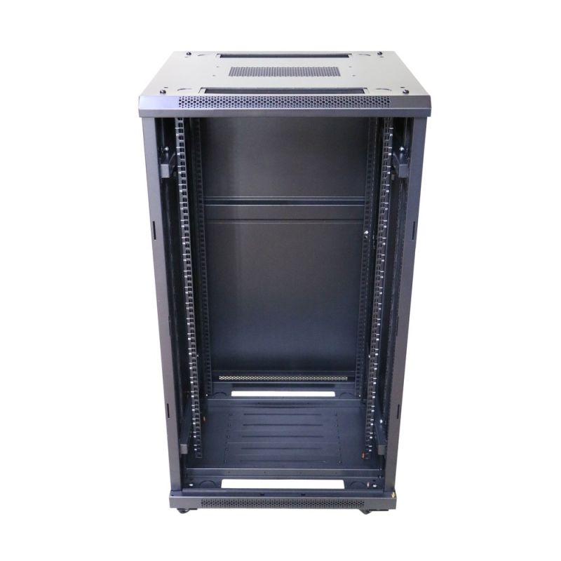 17. Extralink 27U 600x600 Czarna | Szafa rack | stojąca
