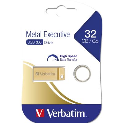 5. Verbatim Metal Executive pamięć USB 32 GB USB Typu-A 3.2 Gen 1 (3.1 Gen 1) Złoto