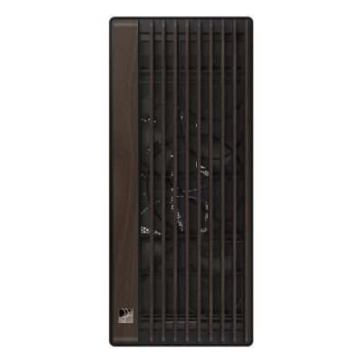 28. ASUS ProArt PA602 Wood Edition Modern Black - Tempered Glass Panel Midi Tower Czarny, Drewno