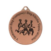 Medal stalowy grawerowany laserem- RMI
