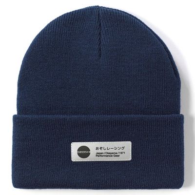 2. Czapka Ozoshi Haichi Cuffed Beanie granatowa OWH20RCFB005