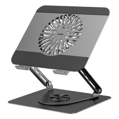 3. UNITEK OT1098AGY01 stojak na laptop Podstawka pod notebooka i tablet Srebrny 43,9 cm (17.3")