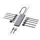 6. Adapter Verbatim CMH-14 USB Type-C 5000 Mbit/s Srebrny