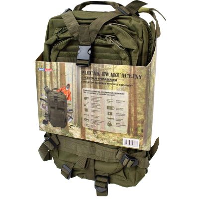9. PLECAK EWAKUACYJNY Z WYPOSAŻENIEM KHAKI SEMI LINE