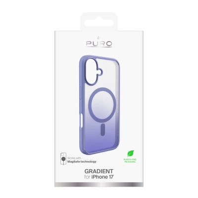 2. Etui Puro Gradient TPU kompatybilne z MagSafe na iPhone 17 - fioletowe