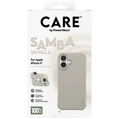 5. Etui CARE by PanzerGlass Fashionable Samba MagSafe na iPhone 17 - szary