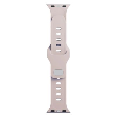 13. Pasek silikonowy 3mk Silicone Watch Strap do Apple Watch 38 / 40 / 41 mm - beżowy