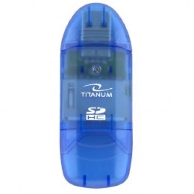 3. Czytnik kart TITANUM TA101B (Zewnętrzny; MicroSDHC, miniSD, MMC, SD, SDHC)